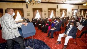 President Uhuru Kenyatta Meets Religious Leaders at State House Nairobi